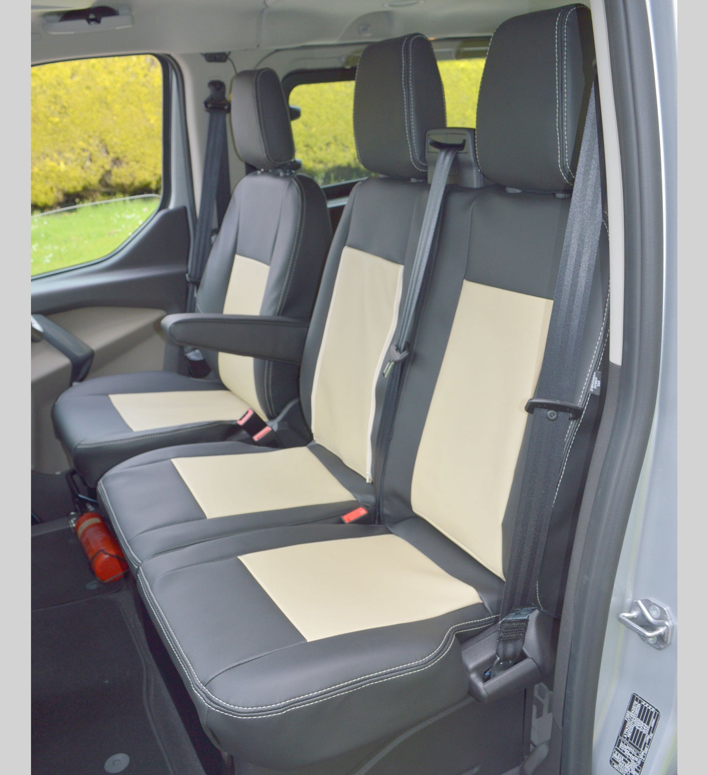 Ford Transit Tourneo Tailored Two Tone Waterproof Seat Covers