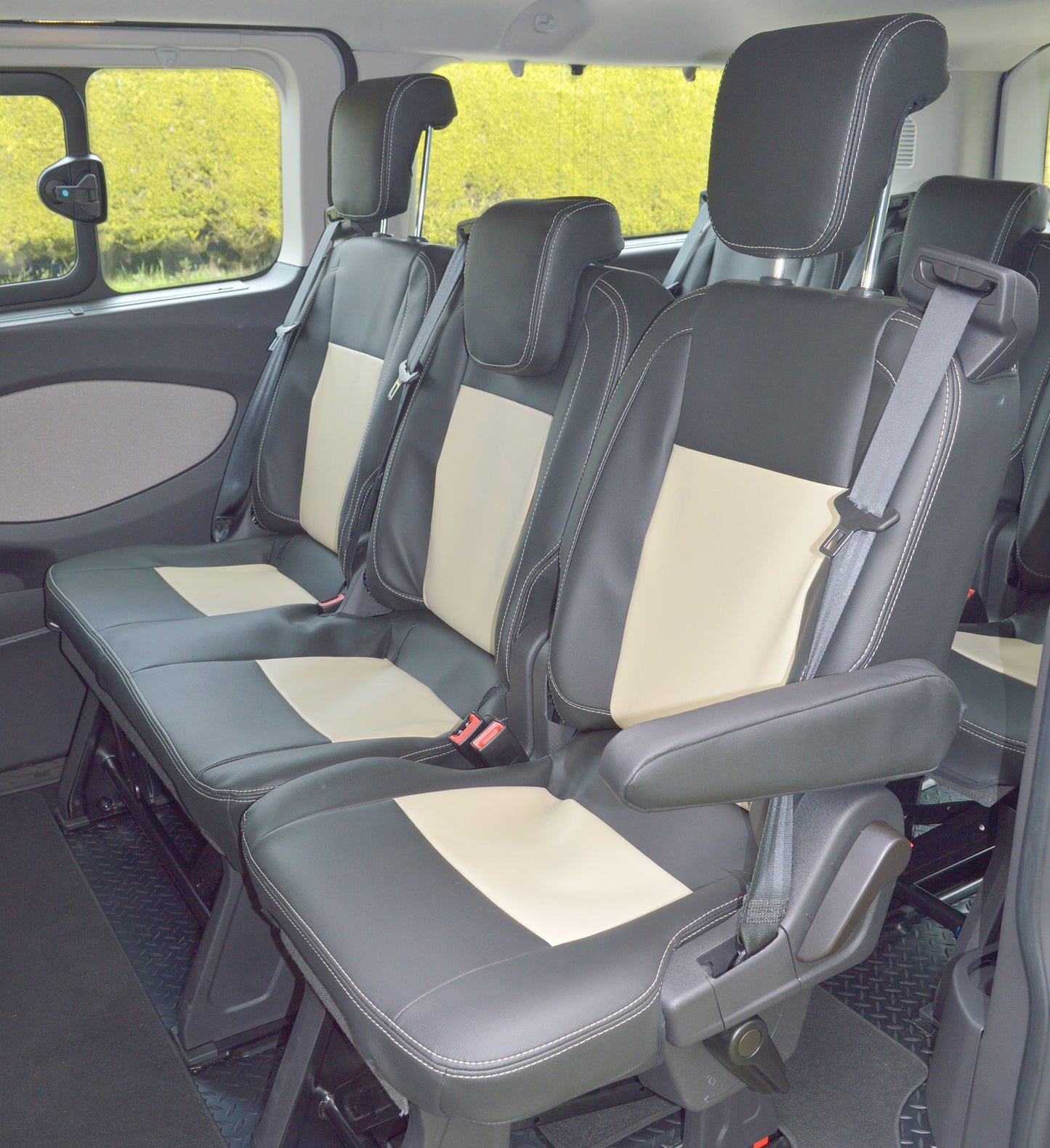Ford Transit Tourneo Tailored Two Tone Waterproof Seat Covers