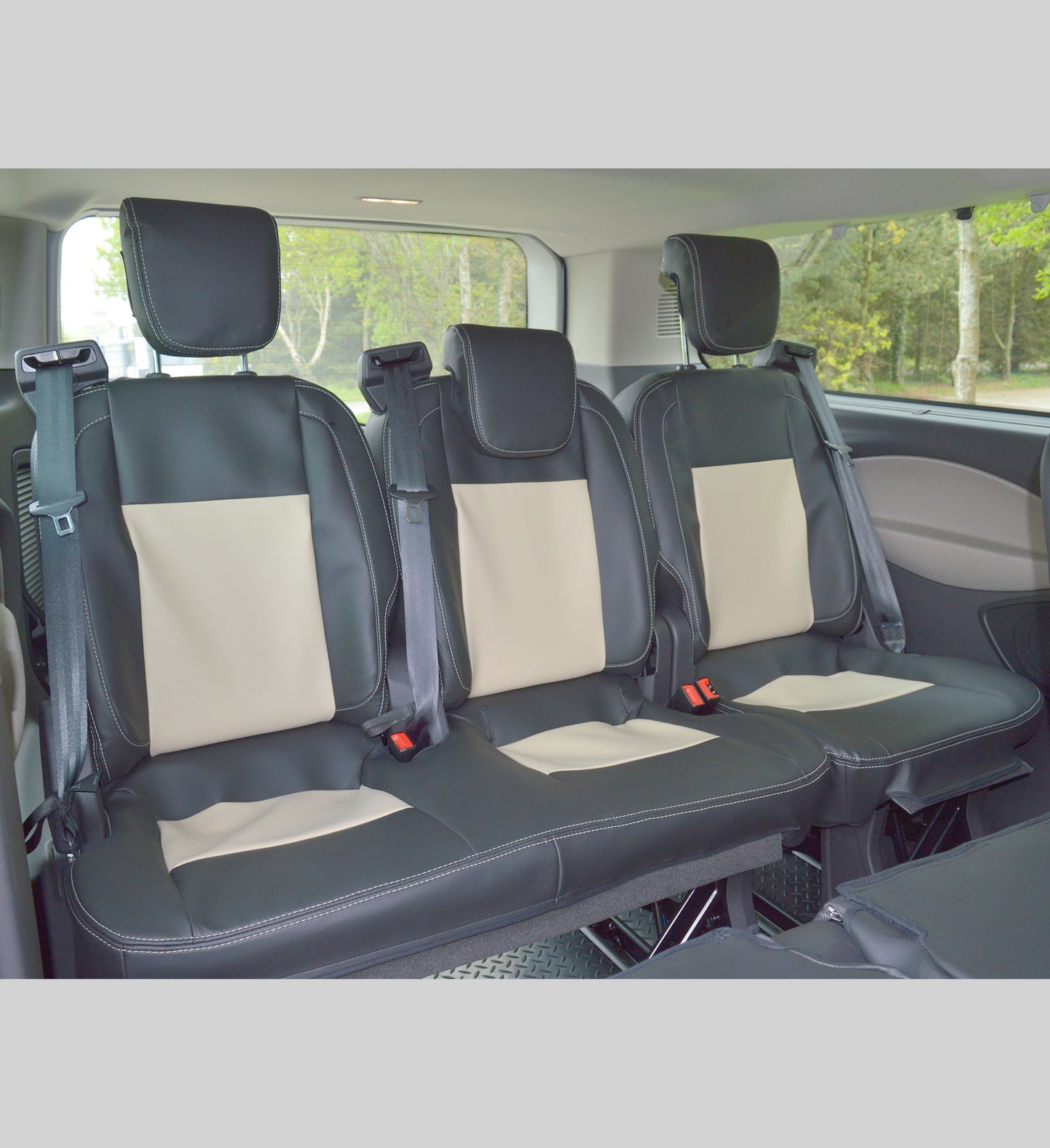 Ford Transit Tourneo Tailored Two Tone Waterproof Seat Covers