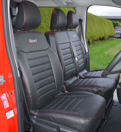 Opel / Vauxhall Vivaro Sportive Crew Cab Tailored Seat Covers