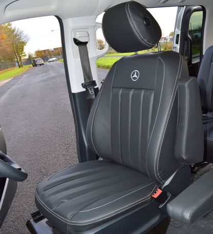 Mercedes Benz Vito W447 Tailored Van Seat Covers With Memory Foam - 5 Seater
