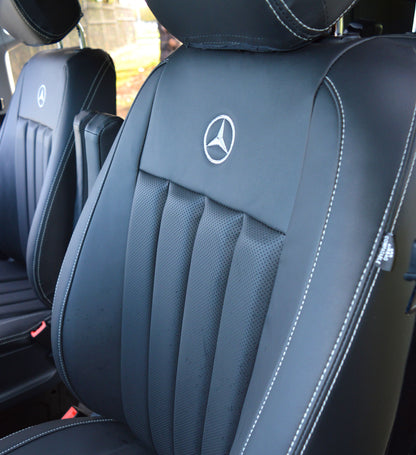 Mercedes Benz Vito W447 Tailored Van Seat Covers With Memory Foam - 5 Seater