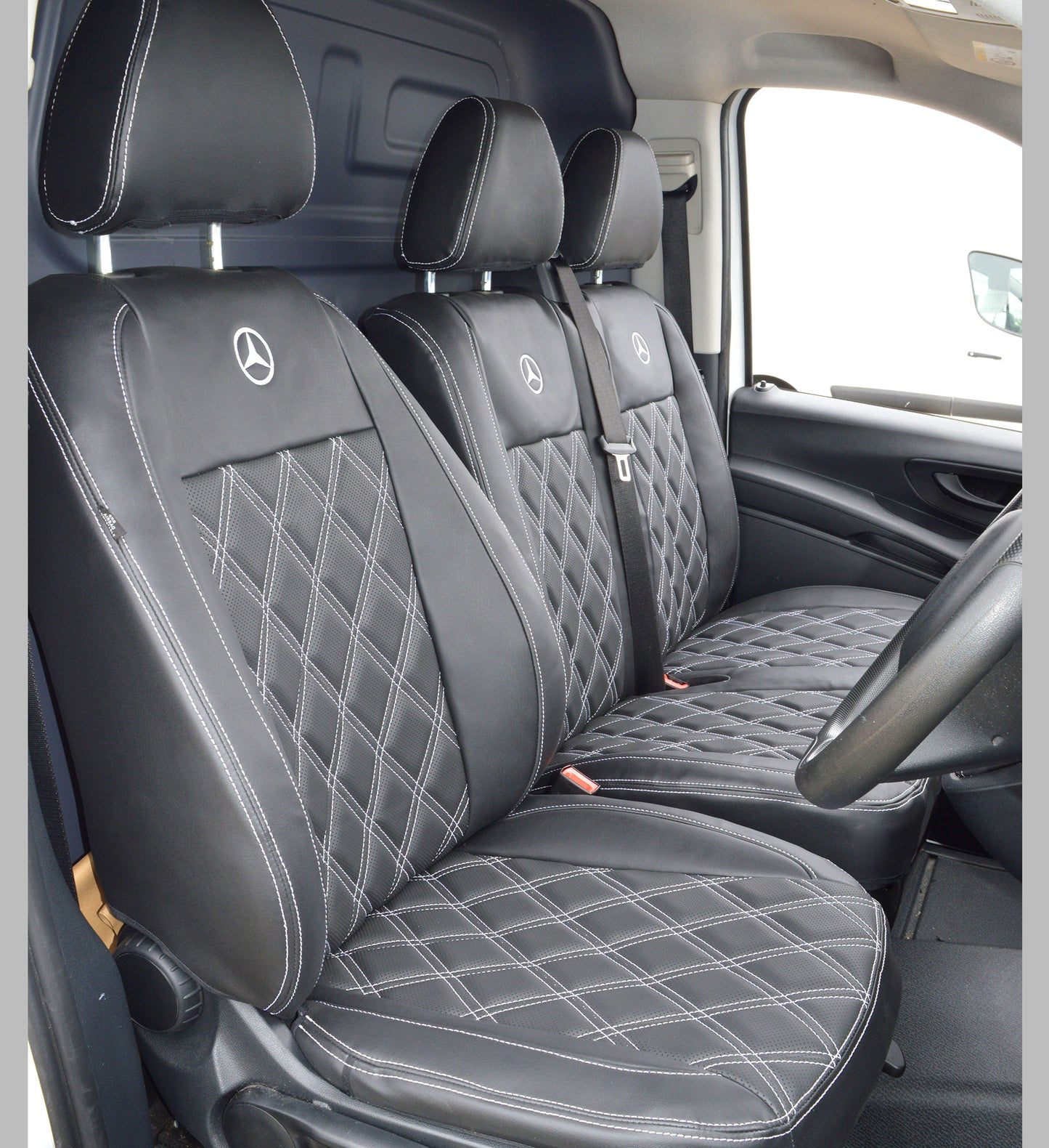 Mercedes Benz Vito W447 with Diamond Quilted Van Seat Covers