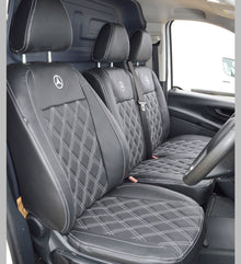 Mercedes Benz Vito W447 with Diamond Quilted Van Seat Covers