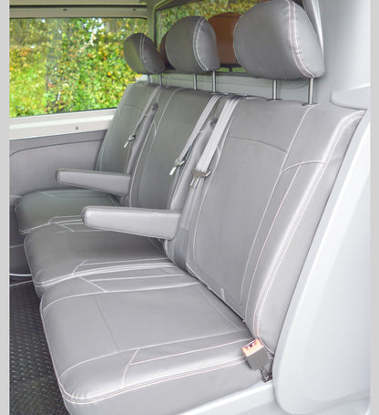 Renault Trafic Crew / Double Cab Tailored Van Seat Covers - Charcoal