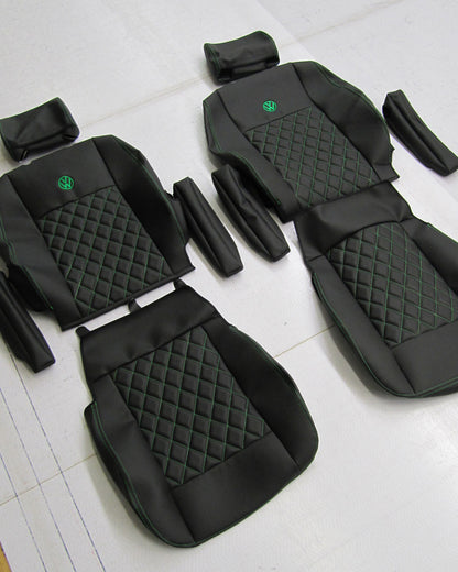 Volkswagen Transporter T4 Black Diamond Quilted Seat Covers