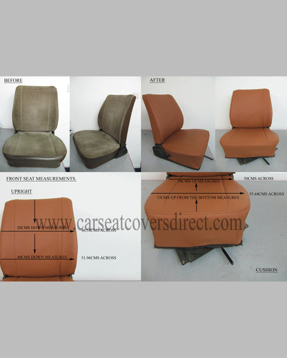 Volkswagen VW T25 / T3 Tailored Van Seat Covers in BLUE