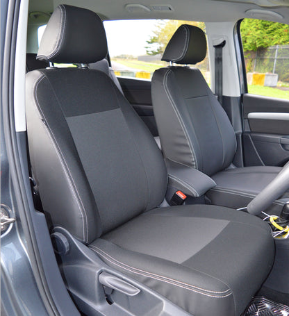 VW Sharan Tailored Waterproof Leather Look Taxi Pack Seat Covers - 2nd Generation.