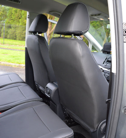 Seat Alhambra Tailored Waterproof Leather Look Taxi Pack Seat Covers - 2nd Generation.