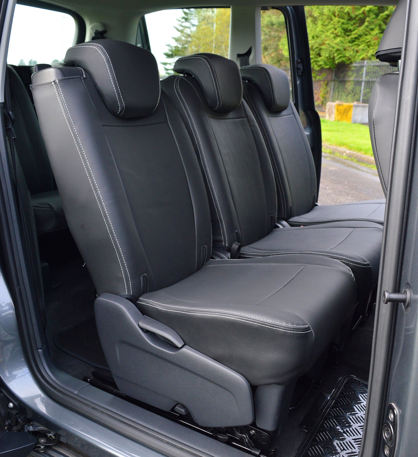 Seat Alhambra Tailored Waterproof Leather Look Taxi Pack Seat Covers - 2nd Generation.