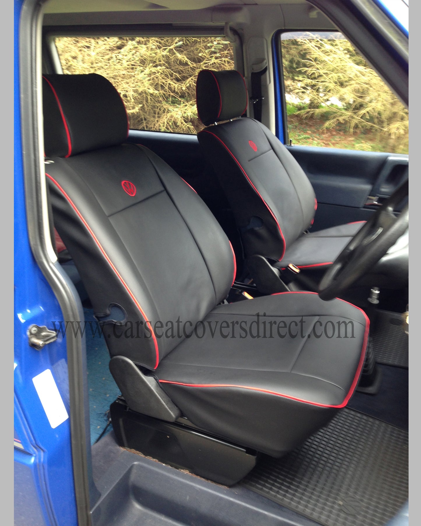 Volkswagen Transporter T4 Black Seat Covers