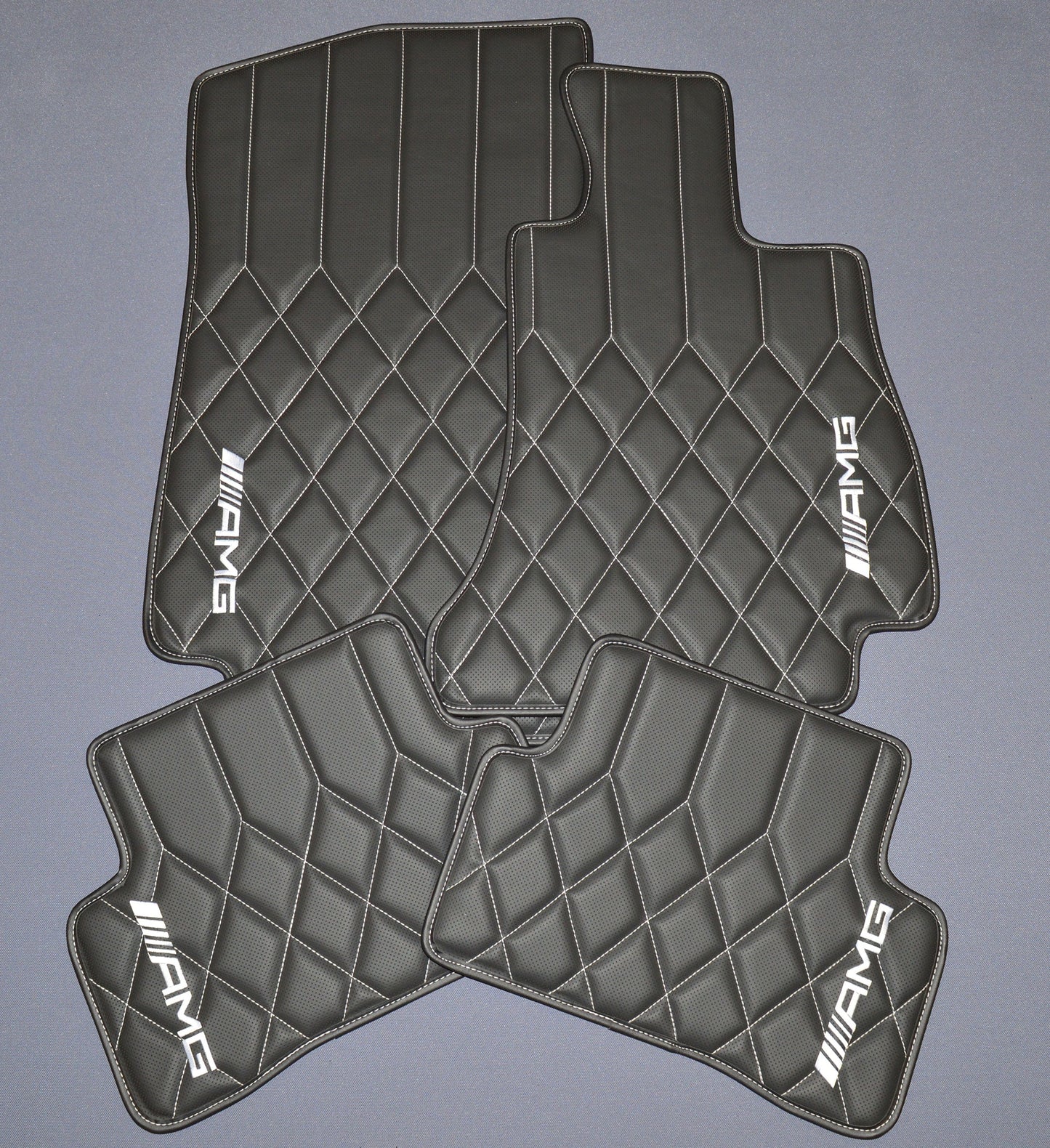 Mercedes Benz C Class W205 AMG Diamond Quilted Floor mats