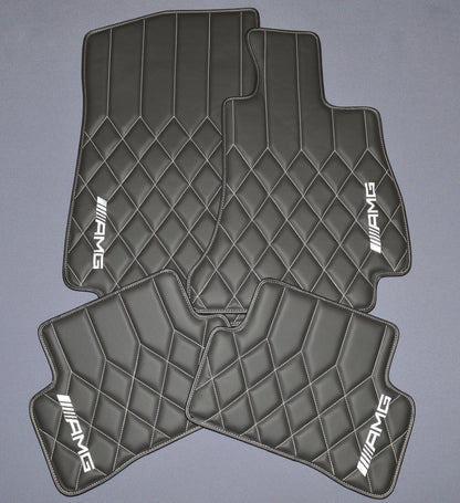 Mercedes Benz C Class W205 AMG Diamond Quilted Floor mats