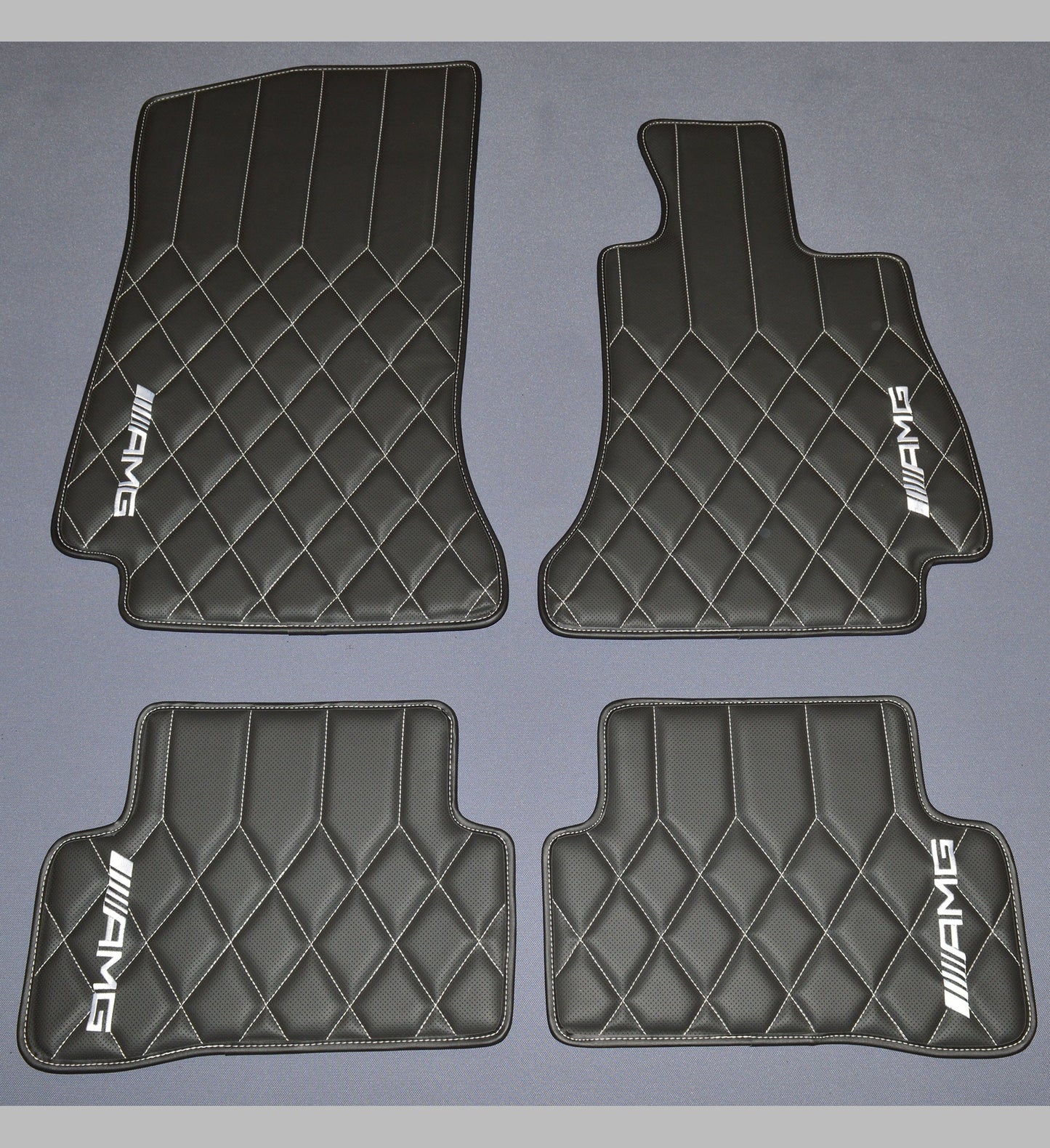 Mercedes Benz C Class W205 AMG Diamond Quilted Floor mats