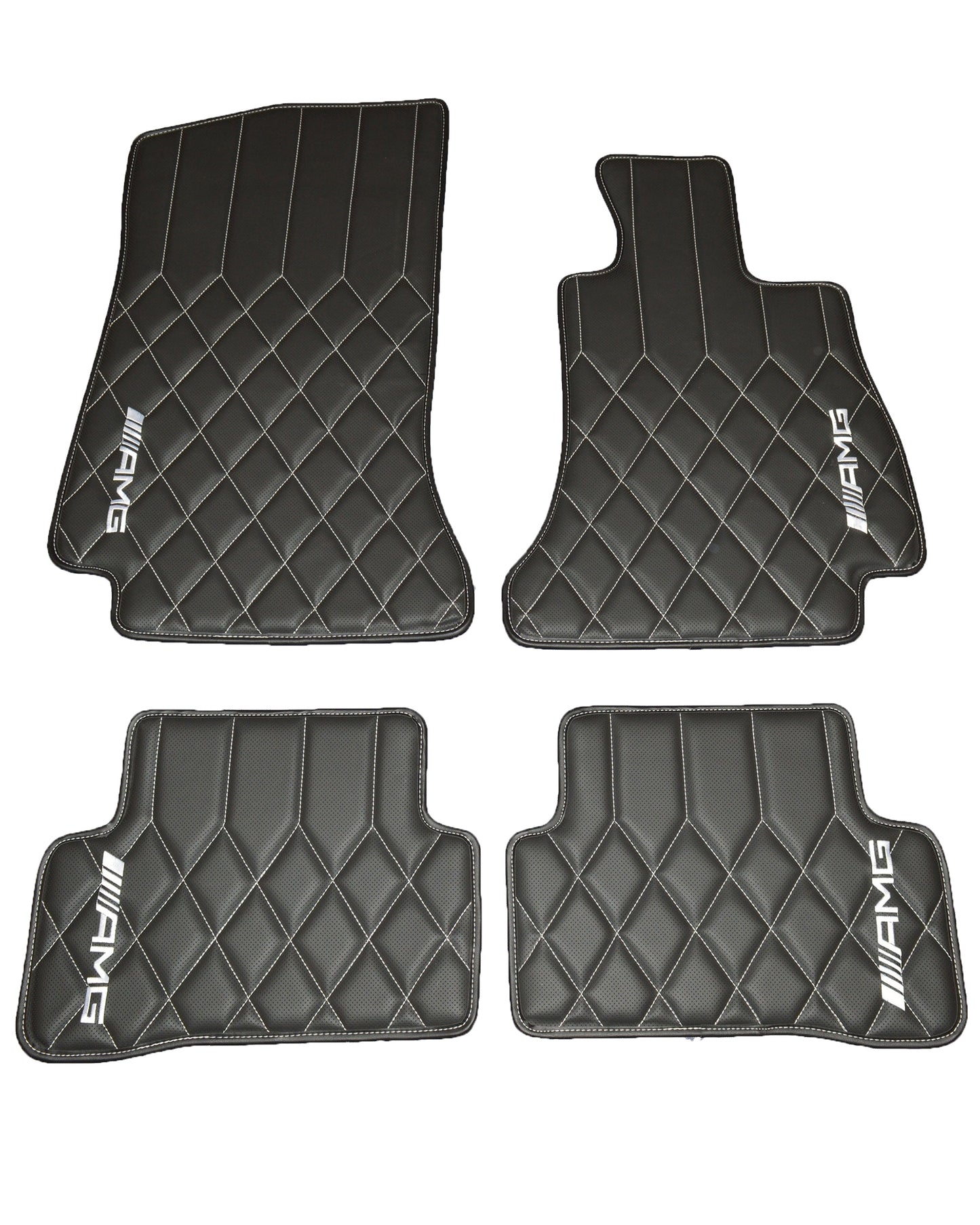 Mercedes Benz C Class W205 AMG Diamond Quilted Floor mats