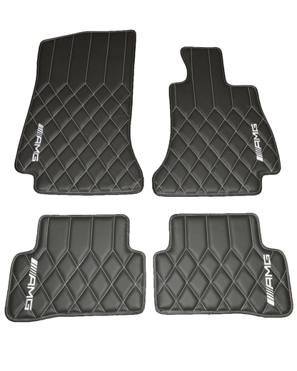 Mercedes Benz C Class W205 AMG Diamond Quilted Floor mats