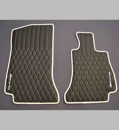Mercedes Benz C Class W205 AMG Diamond Quilted Floor mats