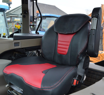 Case IH Tractor Tailored Leatherette Seat Cover For Grammer Maximo Dynamic Driver Seat