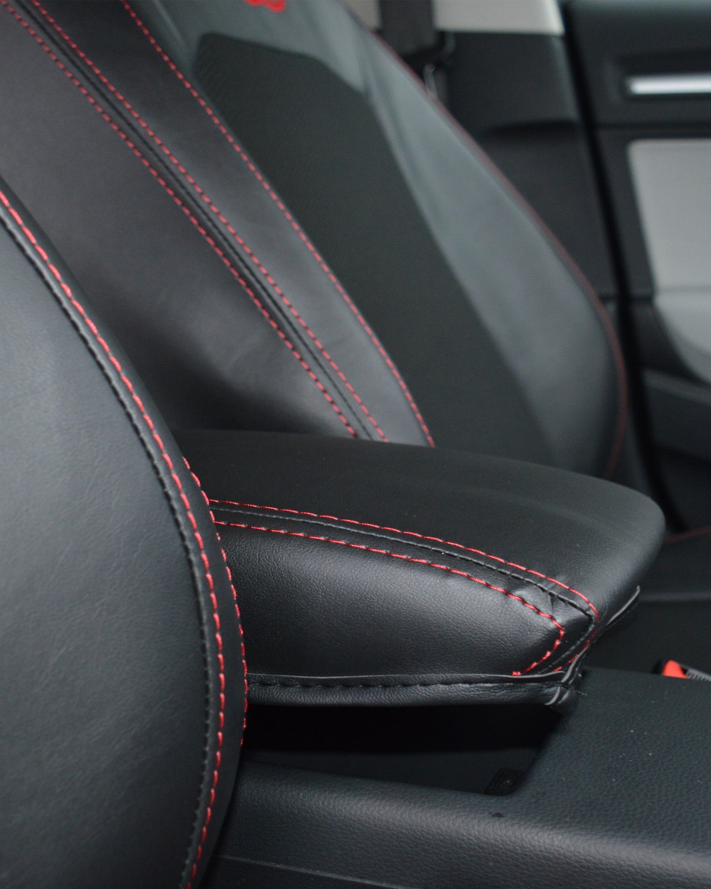 Audi A3 Black leatherette & Fabric Seat Covers -  Third Generation 2012 - Present
