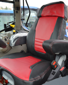Case IH Tractor Tailored Leatherette Seat Cover For Grammer Maximo Dynamic Driver Seat (Sliding Headrest)