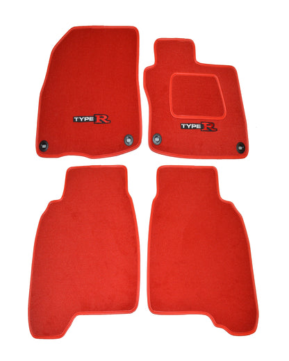Honda Civic Type R FN2 Car Mats - Red Carpet