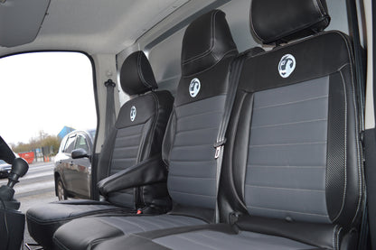 Vauxhall/Opel Vivaro - Black Leatherette & Grey Centre