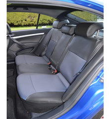 Skoda Octavia - Black Leatherette & Blue Lazer VRS
