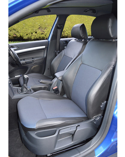 Skoda Octavia - Black Leatherette & Blue Lazer VRS
