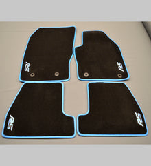 Ford Focus RS Prestige Tailored Car Mats With Nitrous Blue Binding (3rd Generation)