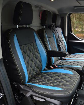 Ford Transit Custom RS Design Seat Cover - Blue