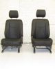 Renault Traffic Van Seat Covers Drv & Pss Grey PVC Leather-Made to Measure 