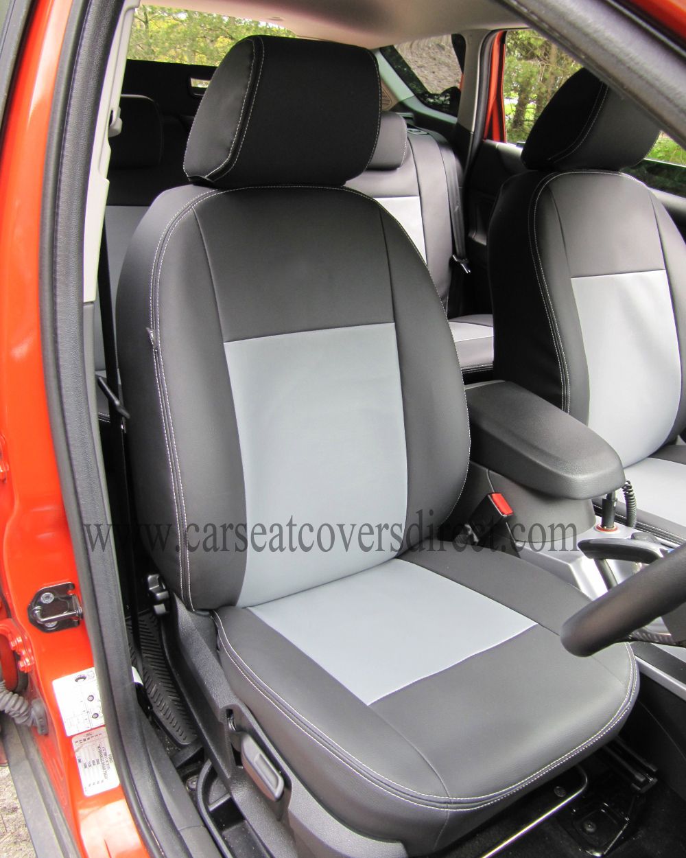 Renault Trafic Crew / Double Cab Tailored Leather Look Van seat covers