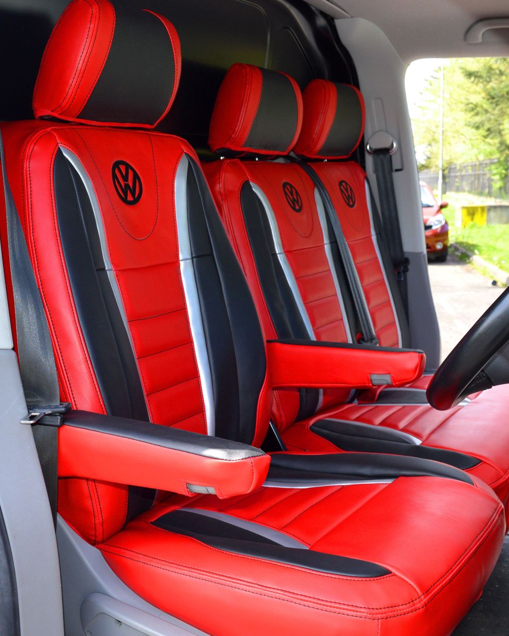 VW Transporter T5 Raceline Tailored Van Seat Covers