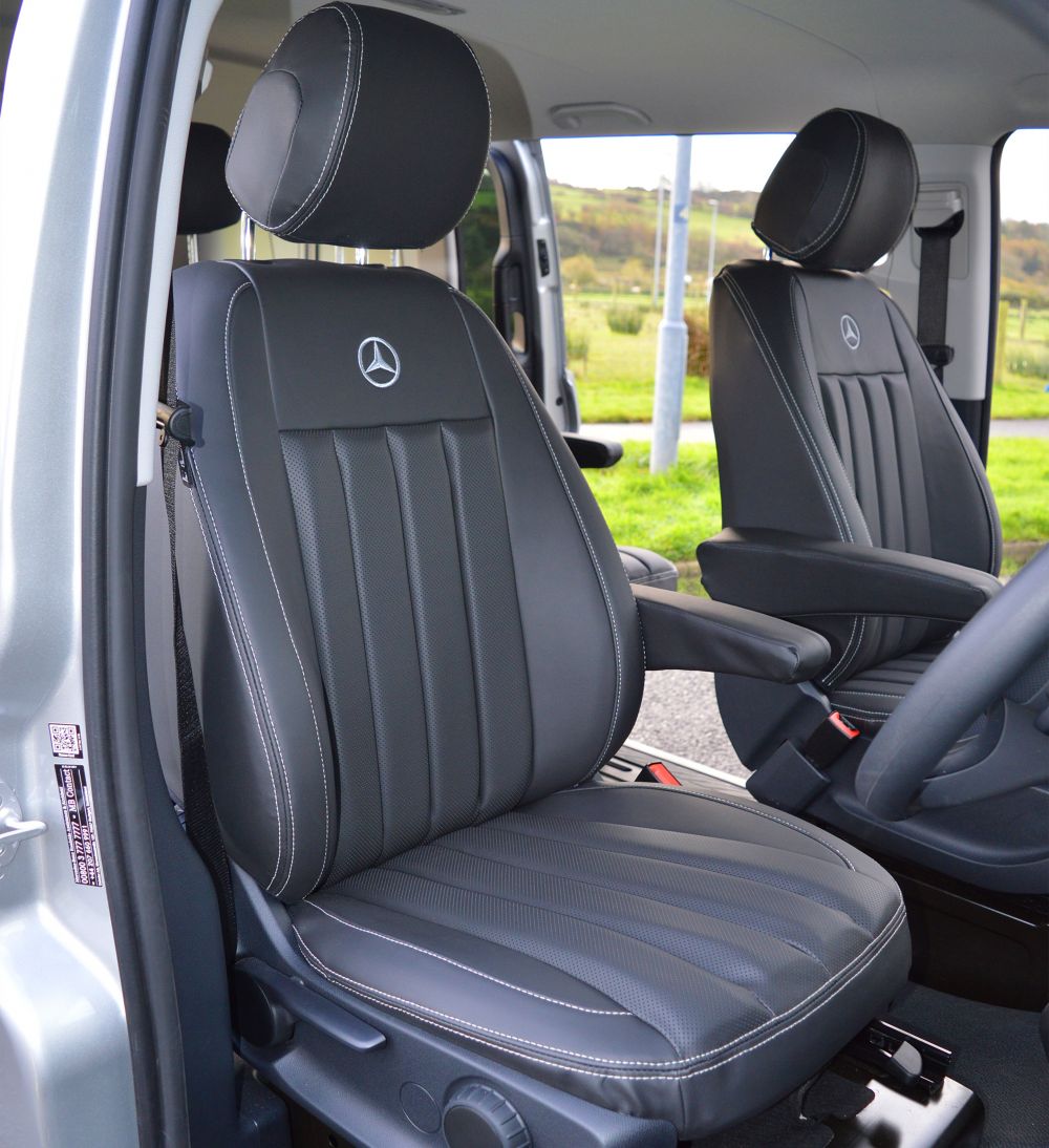 Mercedes Benz Vito W447 Tailored Van Seat Covers With Memory Foam - 5 Seater