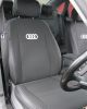 Audi A6 Seat Covers - Black With Logos