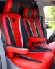 Volkswagen Transporter T5 Seat Covers - Raceline Design Red & Black